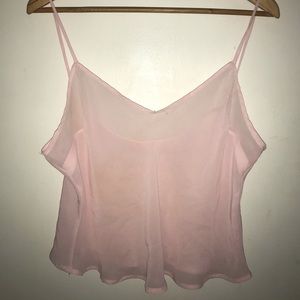 Pink tank top